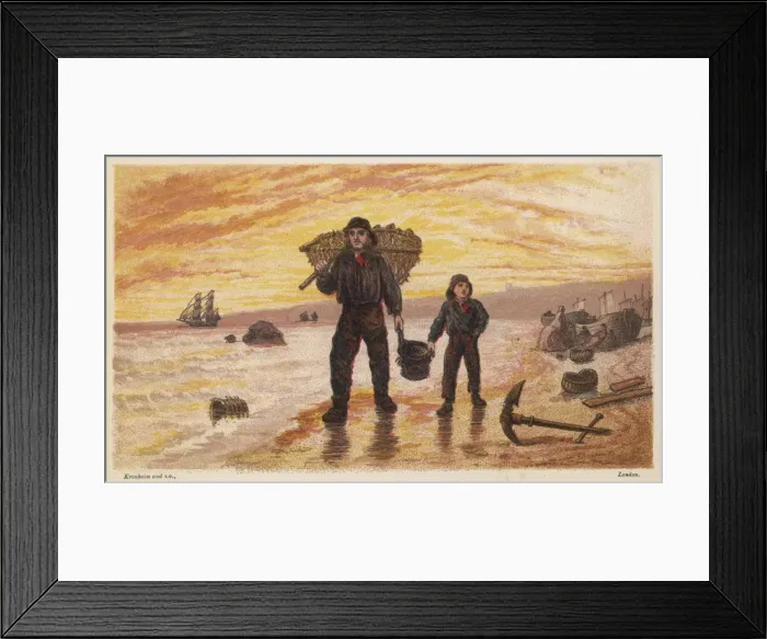 Framed Print : Shrimpers and Catch Framed Print : Shrimpers and Catch