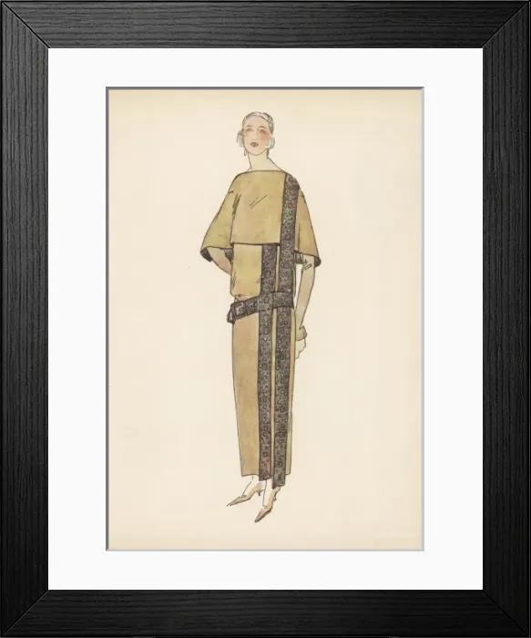 Framed Print : Asymetrical Trim 1922 Framed Print : Asymetrical Trim 1922