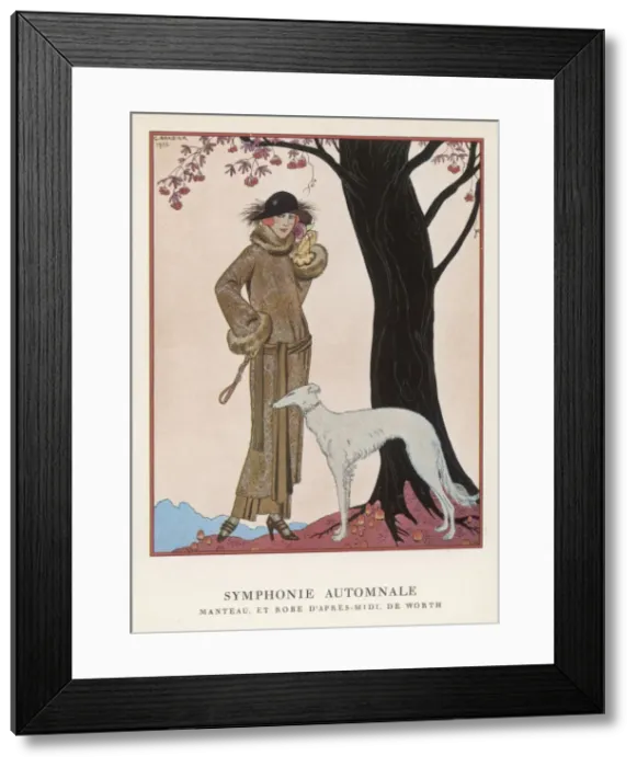 Framed Print : Afternoon Dress 1922 Framed Print : Afternoon Dress 1922