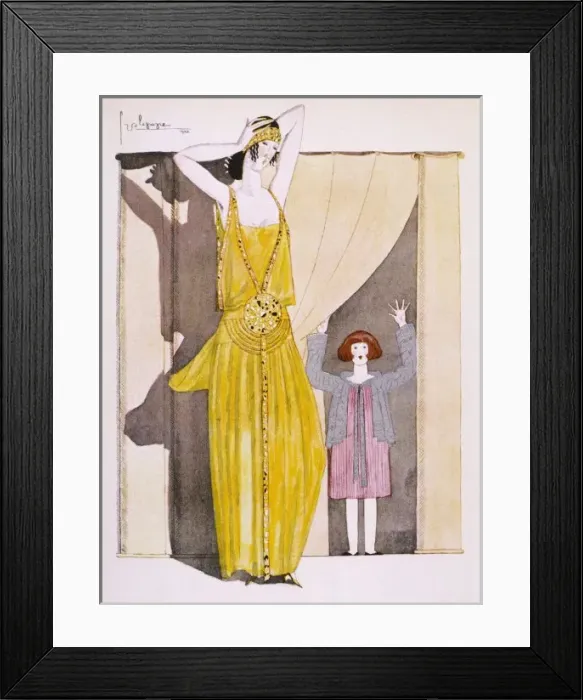 Framed Print : Lanvin Evening Dress Framed Print : Lanvin Evening Dress