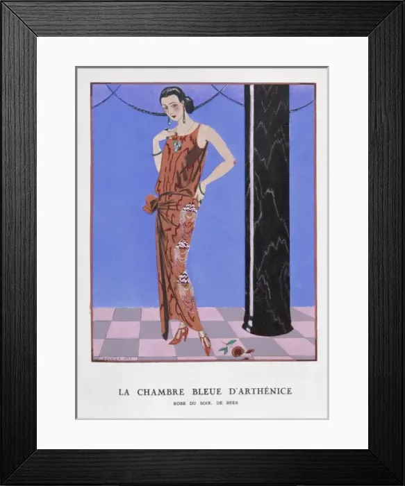 Framed Print : Evening Dress / Beer 1923 Framed Print : Evening Dress / Beer 1923