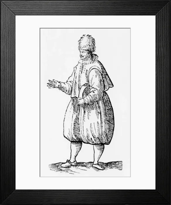 Framed Print : English Sailor C. 1598 Framed Print : English Sailor C. 1598