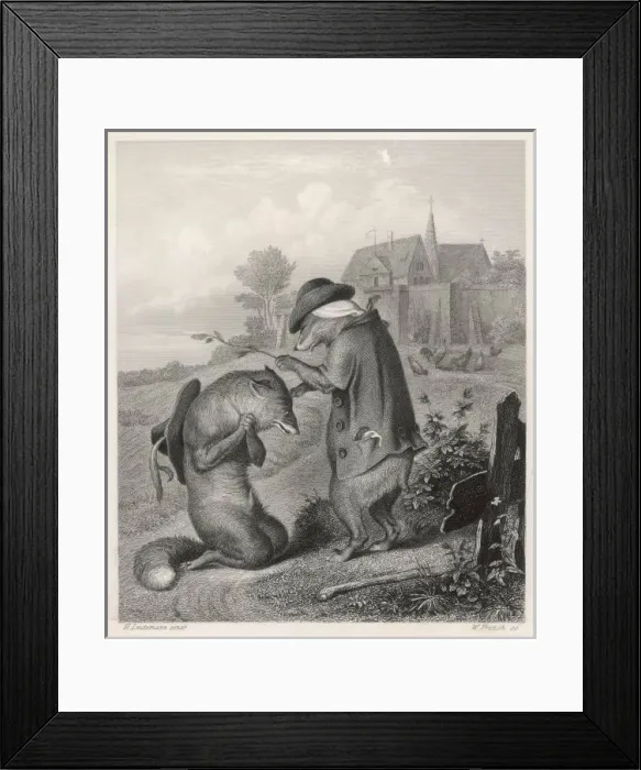 Framed Print : Reinecke Fuchs / Goethe Framed Print : Reinecke Fuchs / Goethe