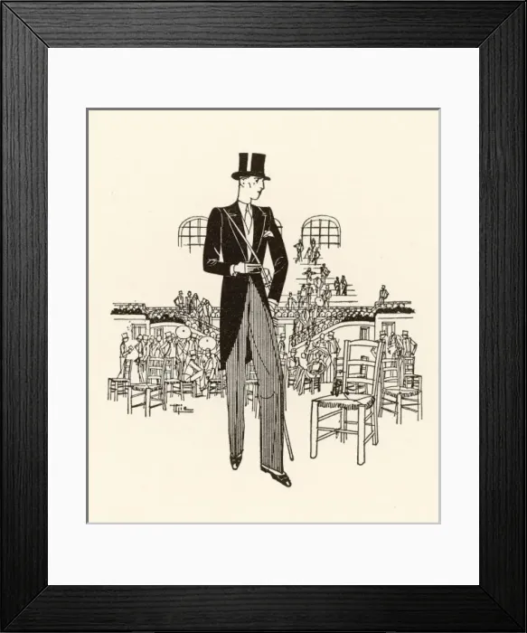 Framed Print : Male Type / Man about Town Framed Print : Male Type / Man about Town