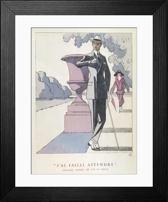 Framed Print : Male Type / Smart Suit Framed Print : Male Type / Smart Suit