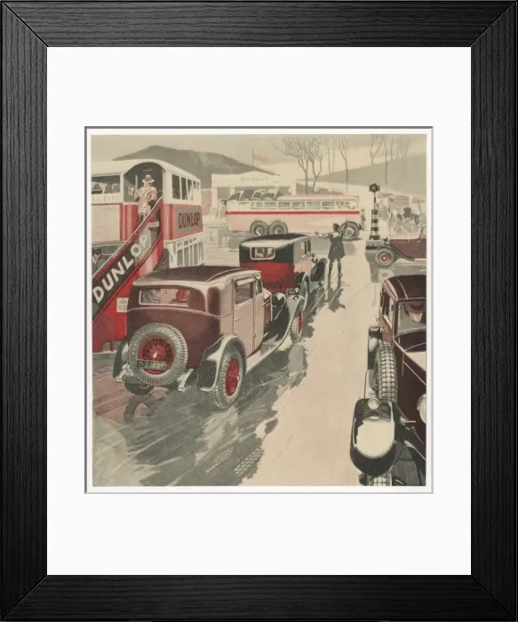 Framed Print : Traffic under Control Framed Print : Traffic under Control