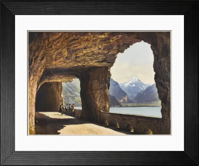 Framed Print : Swiss Mountain Road Framed Print : Swiss Mountain Road