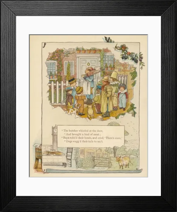 Framed Print : The Butcher Delivers Framed Print : The Butcher Delivers
