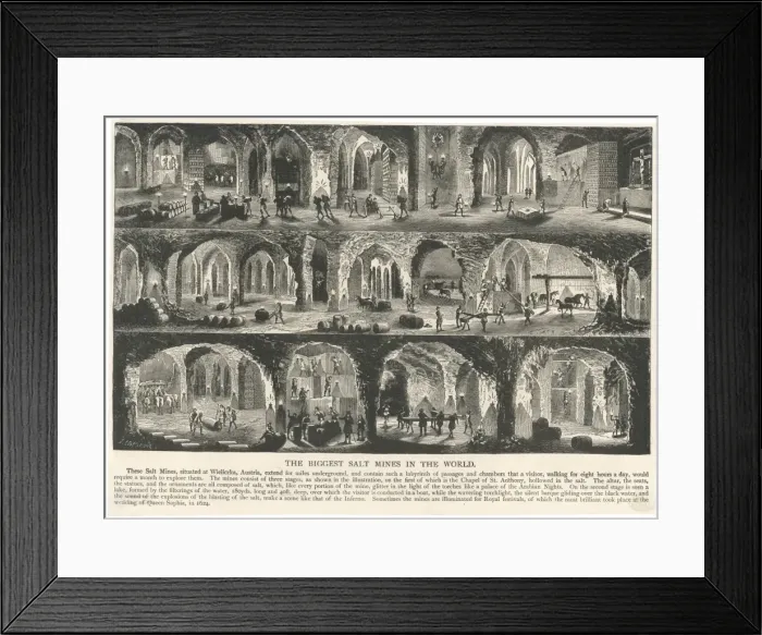 Framed Print : Salt Mine, Wieliczka Framed Print : Salt Mine, Wieliczka