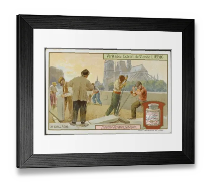 Framed Print : Paving Stones, Paris Framed Print : Paving Stones, Paris