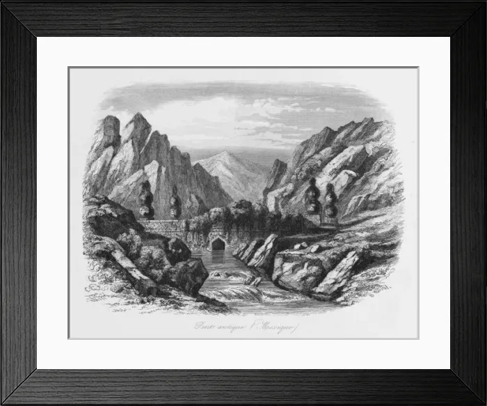 Framed Print : Ancient Mexican Bridge Framed Print : Ancient Mexican Bridge
