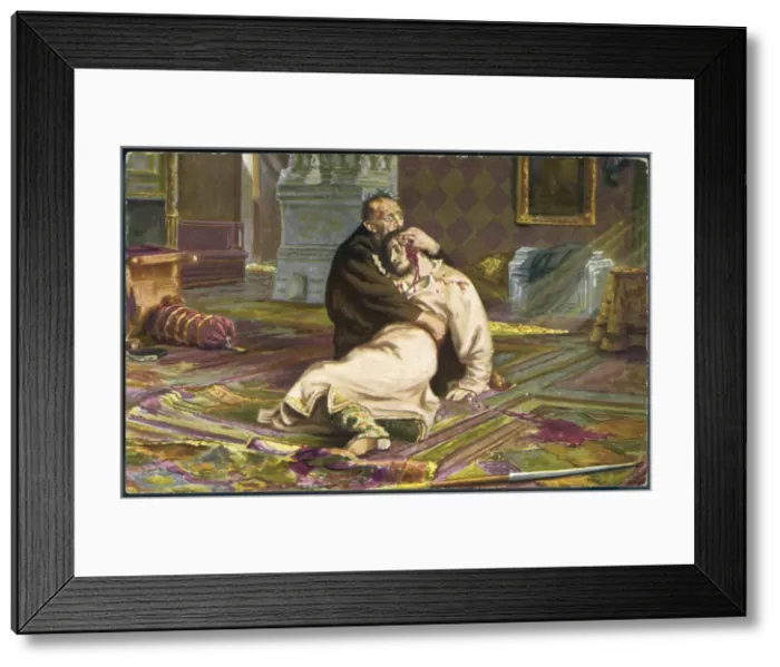Framed Print : IVANs SON MURDERED 1581 Framed Print : IVANs SON MURDERED 1581