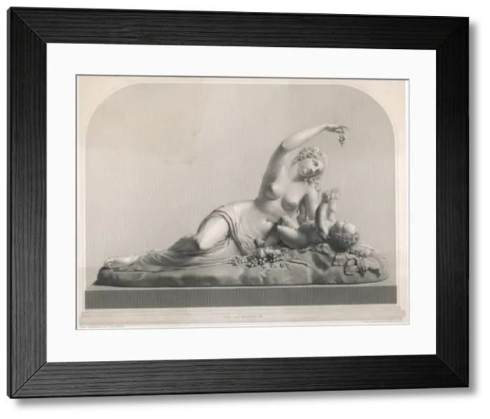 Framed Print : Dionysos & Ino / Myth Framed Print : Dionysos & Ino / Myth