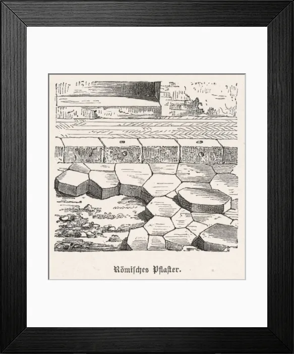 Framed Print : Roman Paving Framed Print : Roman Paving