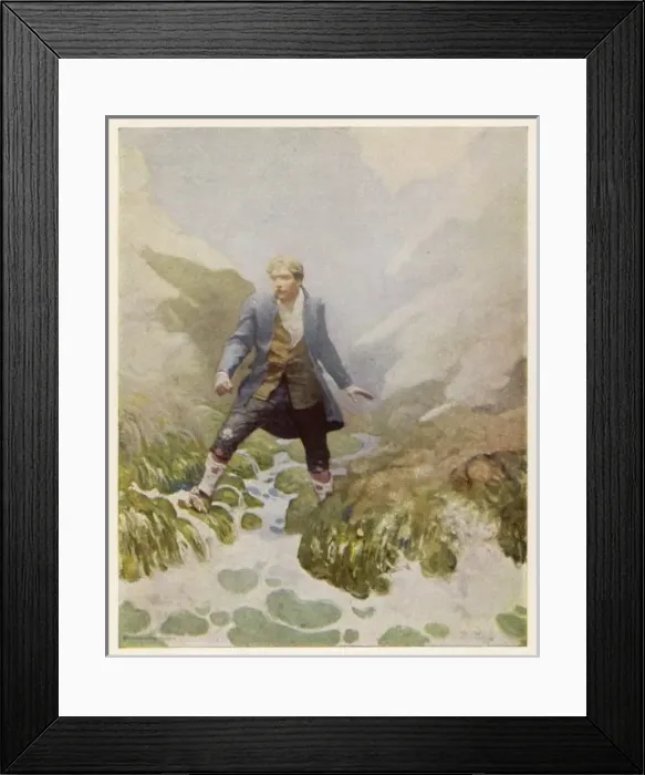 Framed Print : Kidnapped / Stevenson Framed Print : Kidnapped / Stevenson