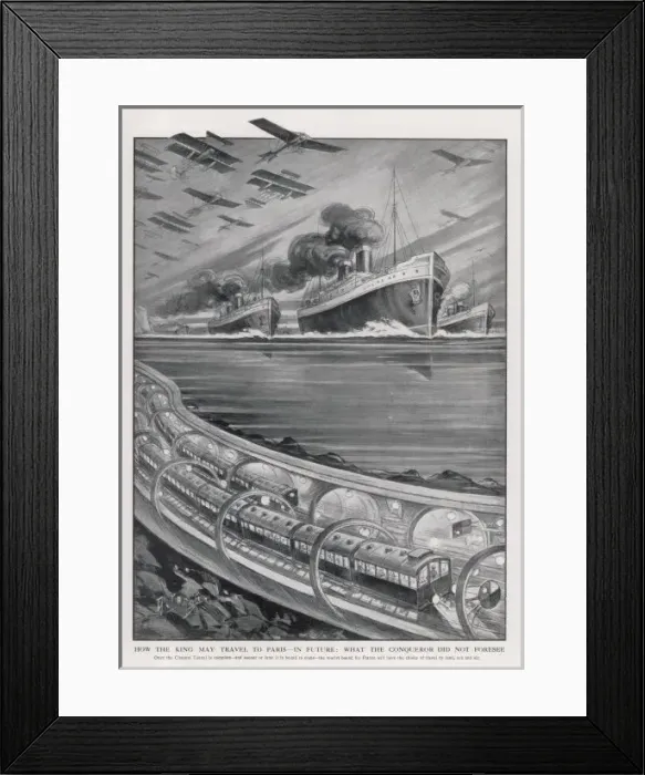 Framed Print : How the King May Travel Framed Print : How the King May Travel