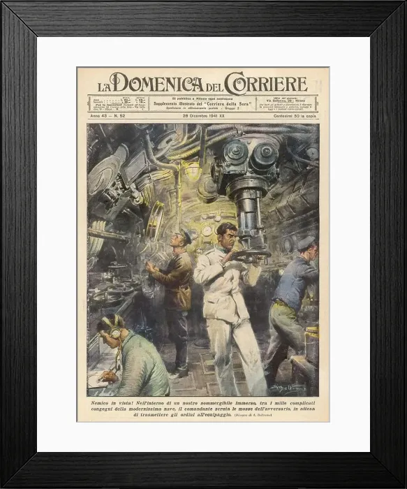 Framed Print : Italian Sub Interior Framed Print : Italian Sub Interior