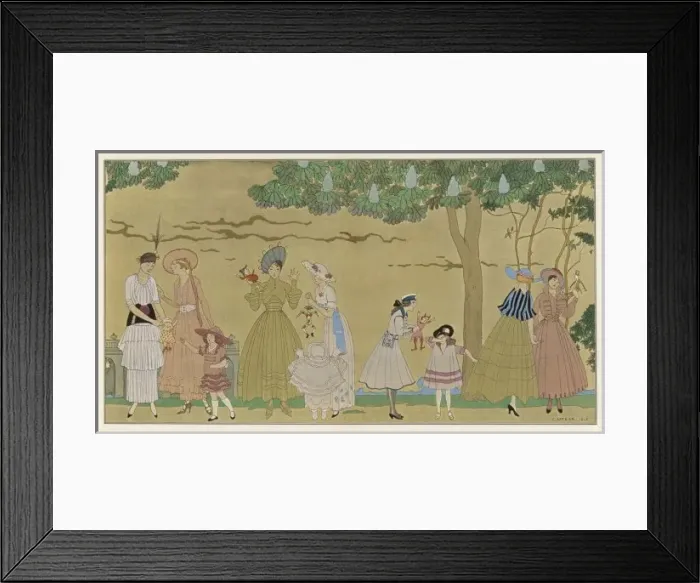 Framed Print : Vichy Fashions 1915 Framed Print : Vichy Fashions 1915