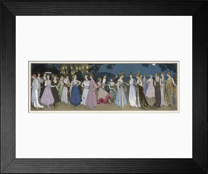 Framed Print : COTE D AZUR STYLE 1915 Framed Print : COTE D AZUR STYLE 1915