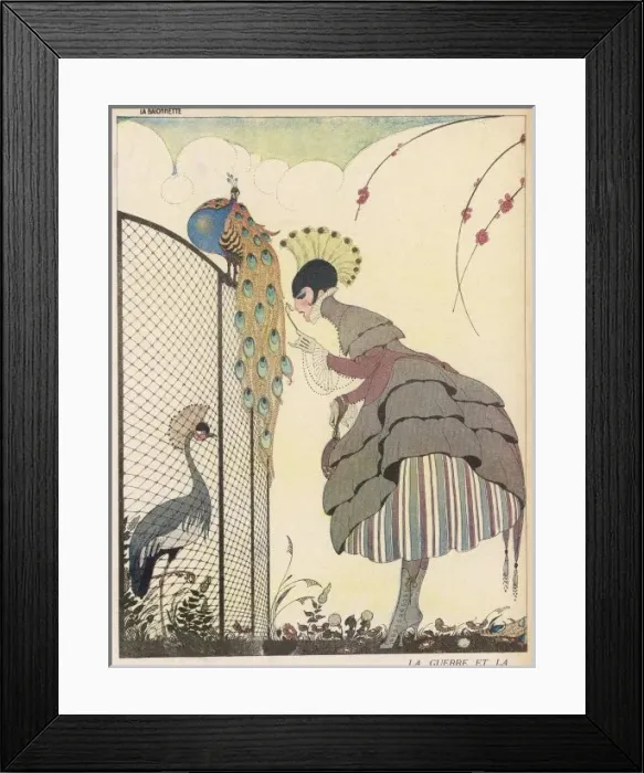 Framed Print : Peacock Styling 1916 Framed Print : Peacock Styling 1916