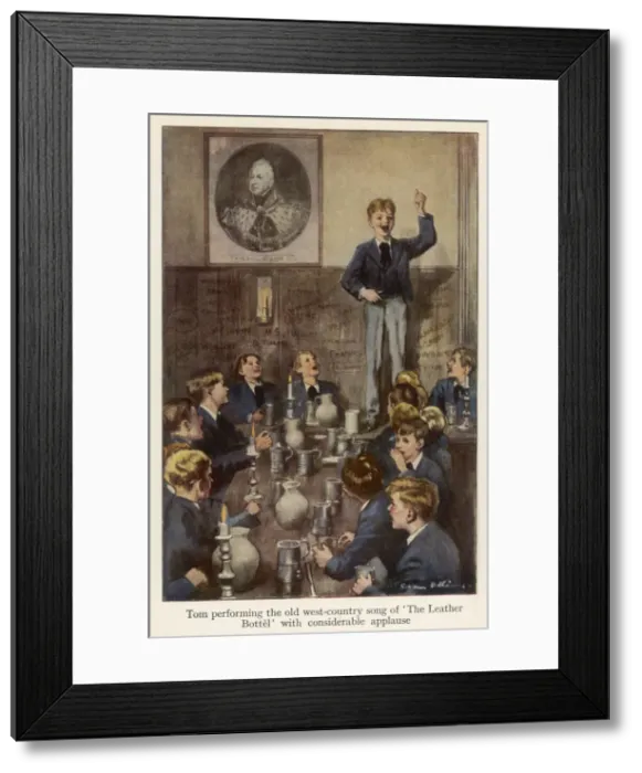 Framed Print : Tom Brown Performing Framed Print : Tom Brown Performing