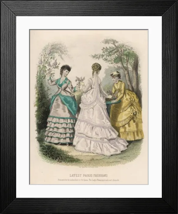 Framed Print : Costume May 1869 Framed Print : Costume May 1869