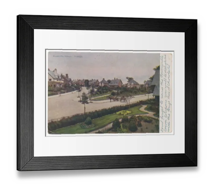Framed Print : Bournville Scene Framed Print : Bournville Scene