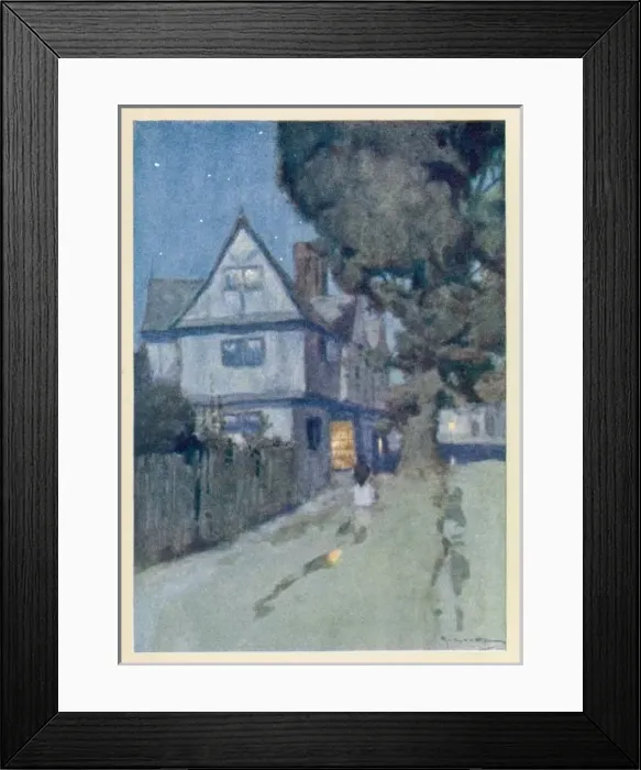 Framed Print : Hawthorne / Seven Gables Framed Print : Hawthorne / Seven Gables