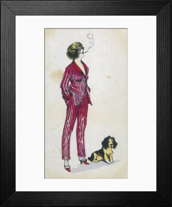 Framed Print : Pyjama Suit C. 1918 Framed Print : Pyjama Suit C. 1918