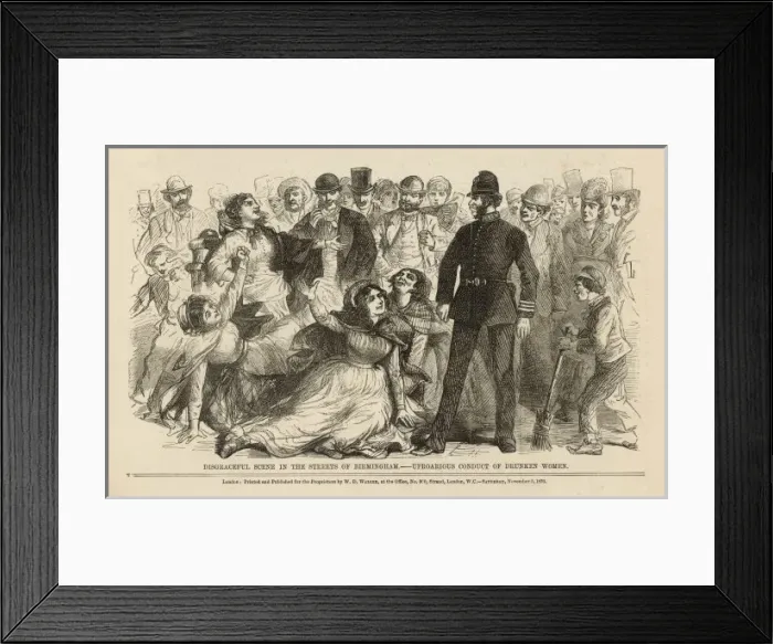 Framed Print : B / Ham Housewives Drunk Framed Print : B / Ham Housewives Drunk