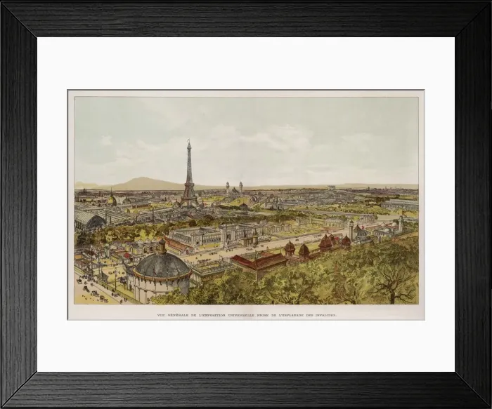 Framed Print : Paris Exposition / View Framed Print : Paris Exposition / View