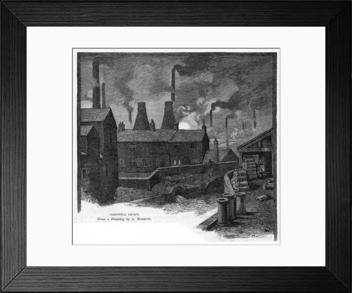 Framed Print : Sheffield Smoke Framed Print : Sheffield Smoke