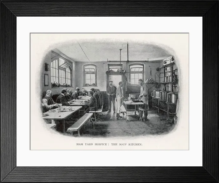 Framed Print : Ham Yard Soup Kitchen Framed Print : Ham Yard Soup Kitchen