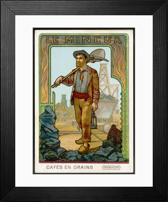 Framed Print : Miner (Series) Framed Print : Miner (Series)