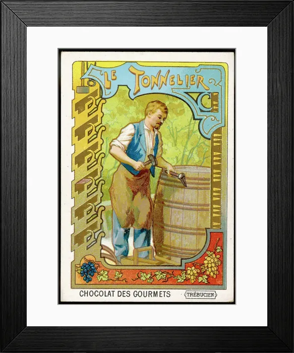 Framed Print : Barrelmaker (Series) Framed Print : Barrelmaker (Series)