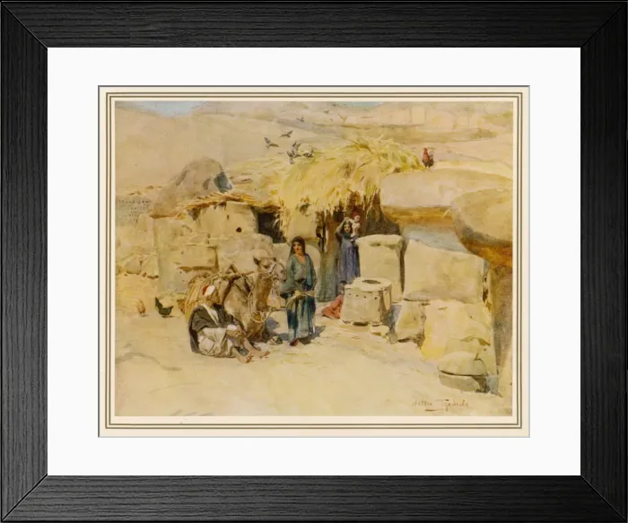 Framed Print : Peasants Home, Thebes Framed Print : Peasants Home, Thebes