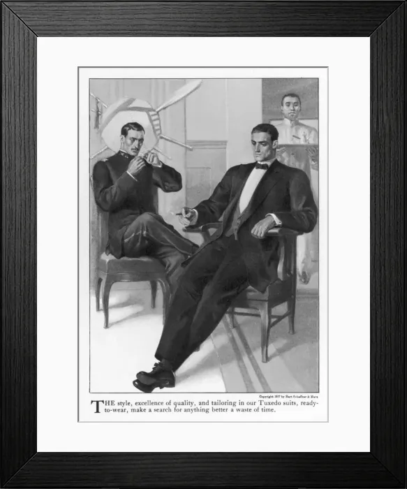 Framed Print : AMERICAN TUXEDO 1907 Framed Print : AMERICAN TUXEDO 1907