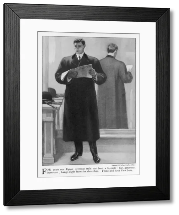 Framed Print : Ryton Overcoat 1907 Framed Print : Ryton Overcoat 1907