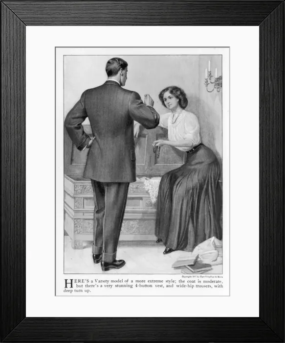 Framed Print : Extreme Vasity Suit 1907 Framed Print : Extreme Vasity Suit 1907