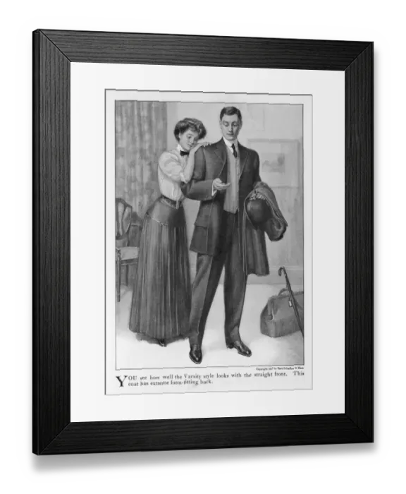 Framed Print : Sac Suit & Yoke Skirt Framed Print : Sac Suit & Yoke Skirt