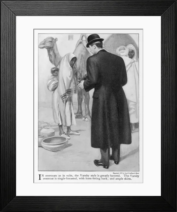 Framed Print : Varsity Overcoat 1907 Framed Print : Varsity Overcoat 1907