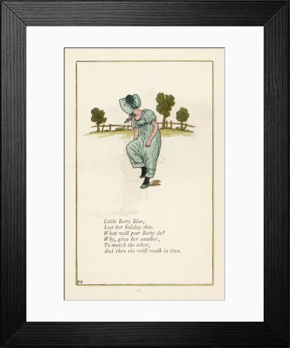 Framed Print : Little Betty Blue Framed Print : Little Betty Blue