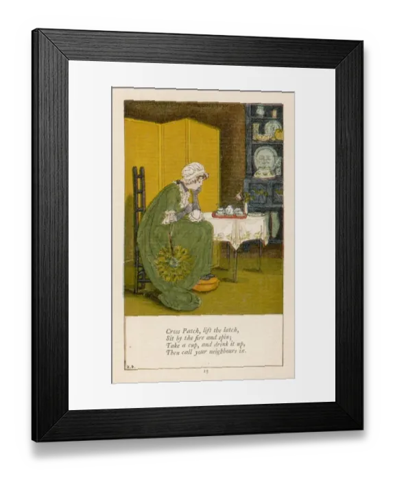 Framed Print : Crosspatch / Greenaway Framed Print : Crosspatch / Greenaway