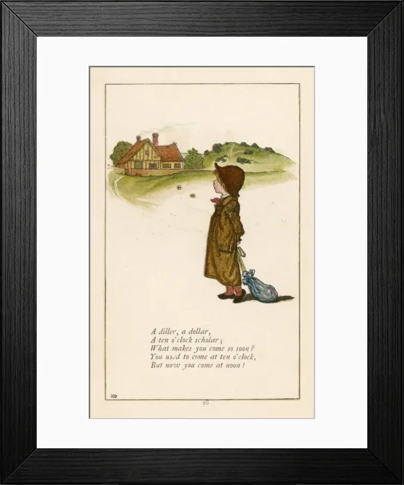 Framed Print : A Diller a Dollar Framed Print : A Diller a Dollar