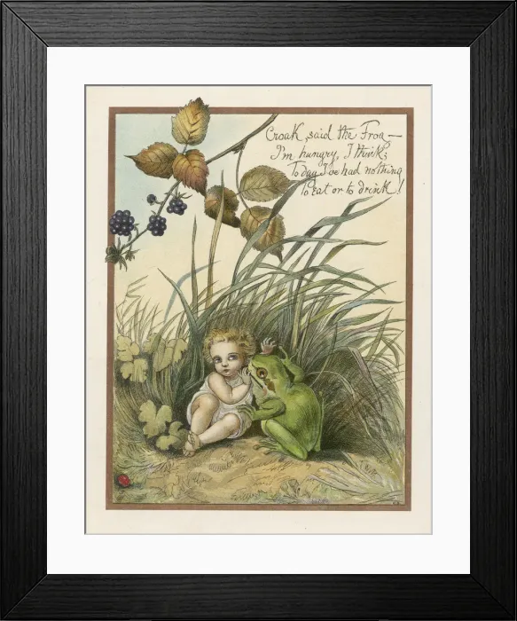 Framed Print : Hungry Green Frog Boyle Framed Print : Hungry Green Frog Boyle