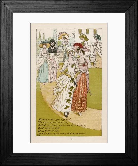 Framed Print : Green Gravel / Greenaway Framed Print : Green Gravel / Greenaway