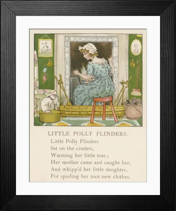 Framed Print : Little Polly Flinders Framed Print : Little Polly Flinders