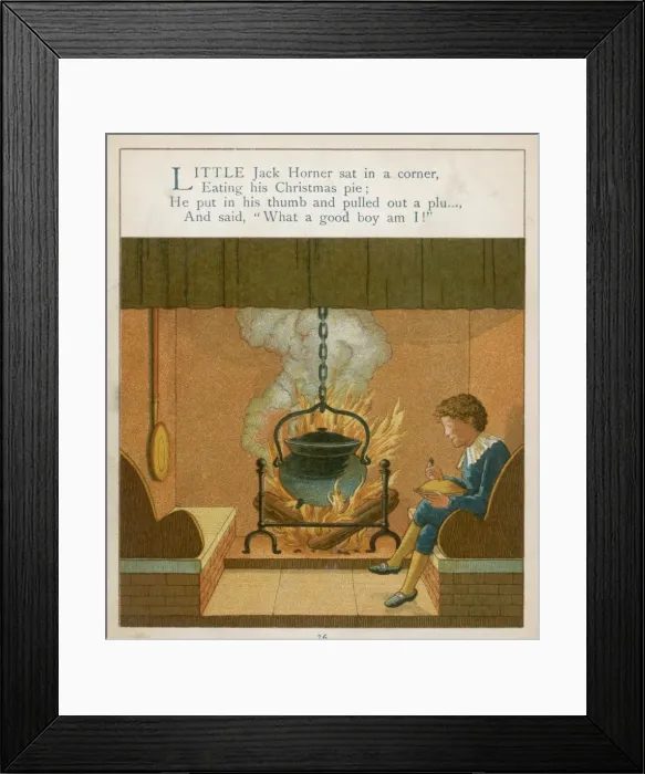 Framed Print : Little Jack Horner (Bell Framed Print : Little Jack Horner (Bell