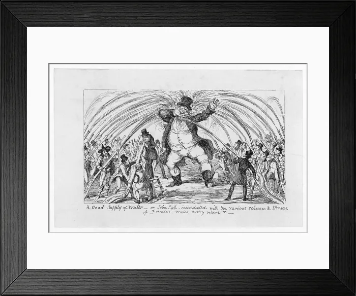Framed Print : Water Supply for London Framed Print : Water Supply for London