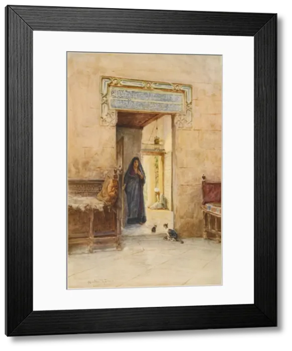 Framed Print : Egyptian Interior Framed Print : Egyptian Interior